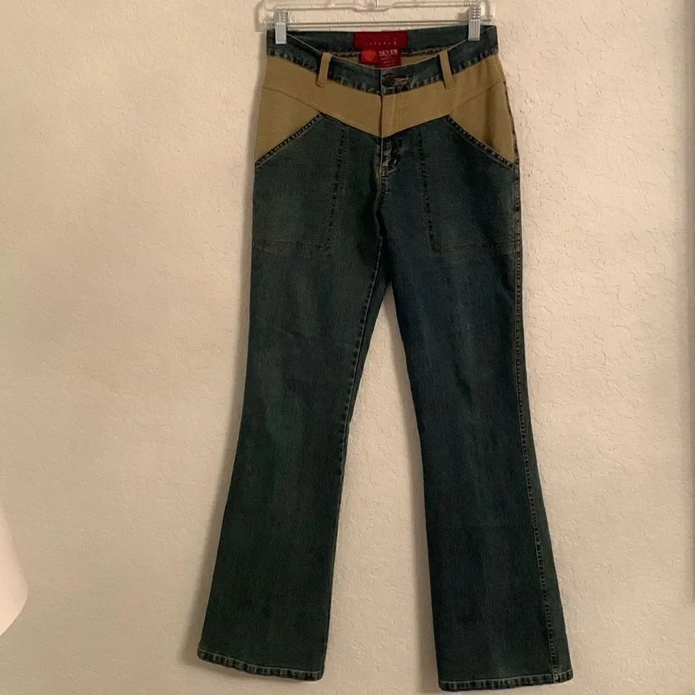 Seven Jeans Stretch Flared Leg Boot Cut  Women’s Soft Denim Size M